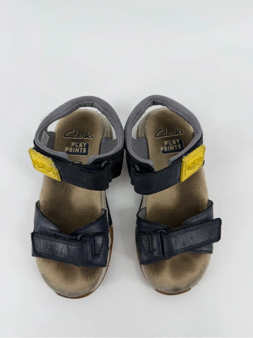 Clark’s Blue Leather Sandals Dinosaur Size 11